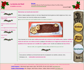 buche-de-noel.info: Bûche de Noël : la délicieuse recette traditionnelle de la bûche de noël
buche de noel : la recette traditionnelle de la bûche de noël, des infos sur cette tradition, d'autres recettes et astuces pour la bûche de noël et des liens d'hiver.