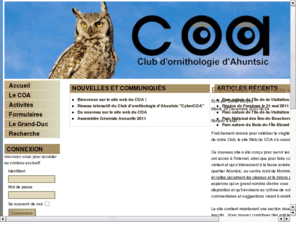 coamontreal.org: Club d'ornithologie d'Ahuntsic
Club d'ornithologie d'Ahuntsic