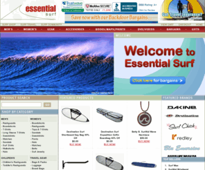 essentialsurf.com: Essential Surf Shop, surf clothing, Dakine, surf gear, surfwear, surf vidoes, surfing pictures, surf clothes, online surf shop...
Essential Surf Company - Outfitting The Adventurous Soul Surfer