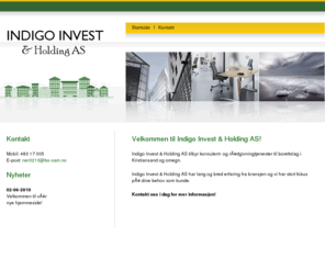 bo-sam.com: Startside - velkommen til indigo invest & holding as
Indigo Invest & Holding AS tilbyr konsulent- og rådgivningtjenester til boretslag i Kristiansand og omegn.