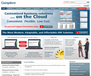 compierechina.com: Compiere Open Source ERP - A Modern, Low-cost ERP Software Solution
Compiere open source ERP software provides a modern, highly adaptable, low-cost ERP business solution