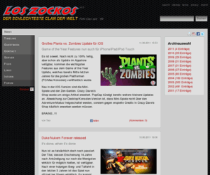 loszockos.net: News - LosZockos
LosZockos (seit 1999) Mit News aus der Gamer-Szene. Community-Forum. Links, Files, Counter-Strike, StarCraft 2, Team Fortress 2, Left 4 Dead