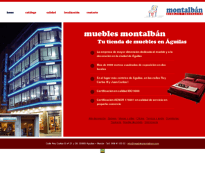 mueblesmontalban.com: Muebles Montalban S.L.
En esta web vas a encontrar todo los articulos de muebles que ofrece esta compañia.