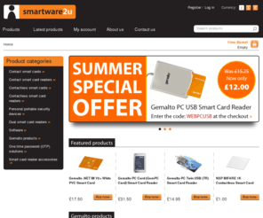 smartware2u.com: Smartware2U – Smart Cards, Card Readers and Accessories
Buy smart cards, card readers, personal portable security devices, dual smart card readers, OTP solutions and card reader accessories from Smartware2U