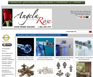 Angelarosedistributing Com Decorative Drapery Hardware From