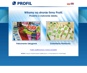 profilgroup.com: PROFIL GROUP - opakowania, pakowanie, konfekcjonowanie, co-packing, packaging, service packaging
W naszej ofercie: opakowania, pakowanie, konfekcjonowanie, co-packing, packaging, service packaging, usługi konfekcjonowania, usługowe pakowanie, co-packer, co-manufacturing, saszetki - PROFIL GROUP. Zapraszamy na naszą stronę www.