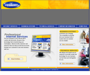 systeamusa.com: sysTeam - Networking, Web Design, Database Driven Websites
Miami Florida Internet Technicians, Networking, Netwrok Repair, Web Design, Online Stores, Online Catalogs and much more.