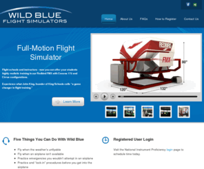 wildblueflight.com: Wild Blue Flight | Website for Wild Blue Flight Simulators - a full-motion flight simulator in Norwood, Massachusetts
Wild Blue Flight Simulators is a  full-motion flight simulator located at Norwood Memorial Airport in Norwood, Massachusetts. Learn more about Wild Blue Flight's full-motion Redbird FMX simulator.