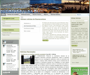 buenaventurasi.com: Noticias de Buenaventura
Buenaventura es el Múnicipio más extenso del Valle del Cauca. Con más de 6.000 kilómetros cuadrados, goza de una privilegiada posición geoestratégica. En el se alberga el Terminal marítimo más importante de Colombia...