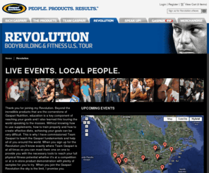 gasparisweepstakes.com: Revolution - Bodybuilding and Fitness Tour
Search for bodybuilding and fitness events in your area where you can meet Team Gaspari.