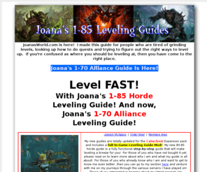 Joana's 80-85 Cataclysm (1-85) Horde Leveling Guide; Goblin Leveling 