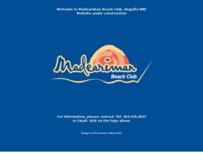 madearimanbeachclub.com: Welcome to Madeariman Beach Club, Anguilla BWI
