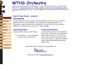 wthsorchestra.org: WTHS Orchestra
