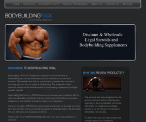 bodybuildingfaqs.com: BodybuildingFAQs - Bodybuilding Supplements - Anabolic Bodybuilding
BodybuildingFAQs Store is a leading Body Building supplement Supplier and wholesaler. Providing Anabolic Bodybuilding and Bodybuilding Supplements since 1999.