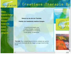 creatievetherapie.net: Thermiek - Creatieve Therapie Beeldend
Marja de Zwaan. Thermiek. Creatieve Beeldende Therapie.