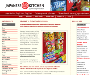 japanesekitchen.co.uk: Japanese Food | Japanese Kitchen UK, Japanese Food Shop, Online, Japanese Ingredients, Supermarket
Japanese Kitchen (UK) Ltd. Authentic Japanese Food Shop. Buy Japanese Foods Online. Japanese Food Delivery to UK & Europe.