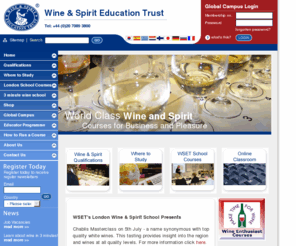 wsetglobal.com: Wine & Spirit Education Trust
Wine & Spirit Education Trust specialize in wine education,  wine courses, spirits Courses and wine tastings at all levels for business and pleasure