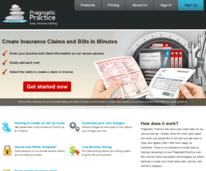 pragmaticpractice.com: Pragmatic Practice | 		Home
Simplify your medical insurance billing by creating CMS 1500 forms and client invoices with Pragmatic Practice