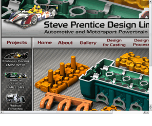 steveprentissdesign.com: steveprentissdesign.com
Steve Prentice Design Limited, powertrain design engineers