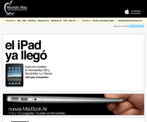 tiendamundomac.com: TiendaMundoMac Distribuidor Autorizado Apple en Venezuela
Tienda Mundo Mac Venezuela, Paga con tu cupo CADIVI, Apple Store en Venezuela