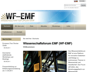 wf-emf.org: Wissenschaftsforum EMF (WF-EMF) — WF-EMF
Willkommen