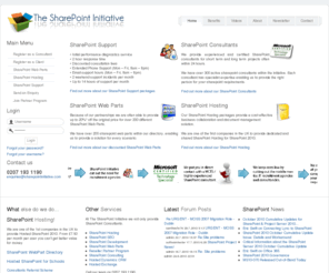 sharepointinitiative.com: SharePoint Consultants | SharePoint Web Parts | SharePoint Hosting UK
We are a leading UK provider of SharePoint Consultants, SharePoint Hosting and SharePoint Web Parts at competitive rates. Call for a free consultation.