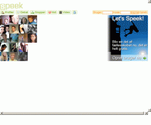 speek.dk: Forside - Speek
Ungdomsportal med personlige profiler, forum, gæstebøger og meget andet.