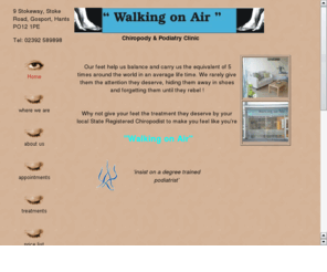 walkingonair.info: walking on air
chiropy and podiatry