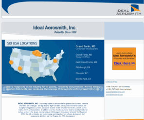 buildtoprint.info: Ideal Aerosmith - Reliability Since 1938
Ideal Aerosmith offers Build to Print services, where we procure the parts, or assembly only, where you provide the parts and we provide the labor. As a lean manufacturer – we specialize in one-off manufacturing as well as higher volume production.