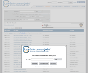 insheriffjobs.com: Jobs | Police Jobs, Law Enforcement Jobs and Security Employment: LawEnforcementJobs.com
 Jobs. Browse hundreds of police jobs and find out how to qualify for them at LawEnforcementJobs.com. Find jobs for police work, private security, corrections, homeland security and more.