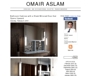 omairaslam.com: Omair Aslam
Design, Architecture, Contemporary Furniture, Contemporary Design, Contemporary Architecture