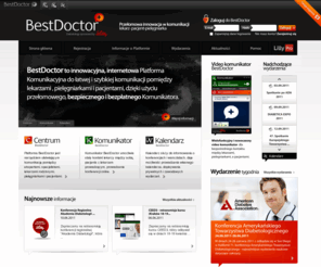best-doktor.com: BestDoctor - Innowacyjna Platforma Komunikacyjna dla Lekarzy, Pielęgniarek i Pacjentów
Platforma BestDoctor jest innowacyjnym narzędziem ułatwiającym komunikację pomiędzy ekspertami, specjalistami, lekarzami rodzinnymi, pielęgniarkami i pacjentami.