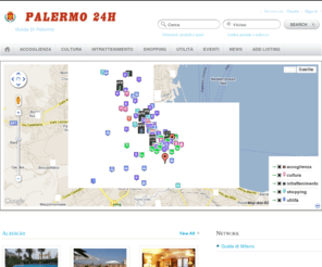 palermo-24h.com: Palermo 24h La guida di Palermo
Guida online della città di Palermo: comprende tutto ciò che riguarda cultura, storia, usi e costumi, alberghi, bed and breakfast ecc.