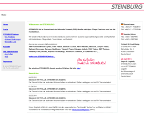 steinburg.info: STEINBURG GmbH – Kontaktlinsen B2B Versand, Kontaktlinsen-Pflegemittel, Zubehör. Nur für Wiederverkäufer! Großhandel!
Großhandel für Kontaktlinsen, Kontaktlinsenpflegemittel und Zubehör. Nur für Wiederverkäufer!