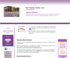 familyctr.org: Wisconsin Rapids Family Center, Inc.
The Family Center is a non-profit organization which provides services to all victims of abuse and other forms of violence.