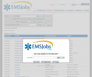 ctemsjobs.com: Jobs | EMS Jobs
 Jobs. Jobs  in the emergency medical services (EMS) industry. Post your resume and apply for EMS jobs online. Employers search resumes of job seekers in the emergency medical services (EMS) industry.