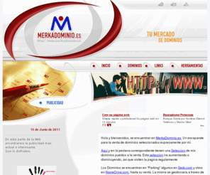 merkadominio.es: Tu mercado de Dominios
Mercado de compra y venta de dominios, webs y direcciones de internet.