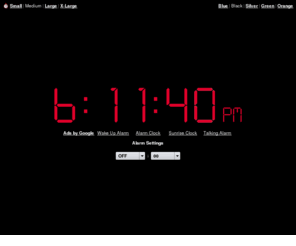 myonlineclock.net: Online Alarm Clock
Online Alarm Clock - Free internet alarm clock displaying your computer time.