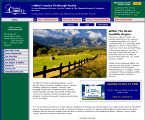 piedmontmorealty.com: Piedmont Missouri Real Estate - Country Homes, Farms, Vacant Land & Mountain Property
United