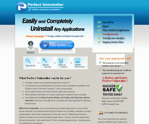 uninstall-easy.com: Perfect Uninstaller - A Better and Easier Uninstaller

