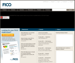 myfairisaac.net: Decision Management - Predictive Analytics - FICO

	Advance your Decision Management with FICO solutions powered by predictive analytics.  Make every decision count.
	