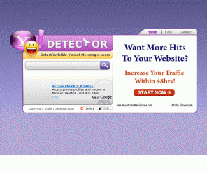 yahooscan.com: Yahoo invisible detector , scanner , checker
Detect Invisible users with YahooScan.