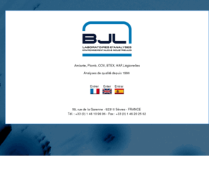 bjl-laboratoires.com: BJL Laboratoires, analyse, amiante, plomb, légionelles
