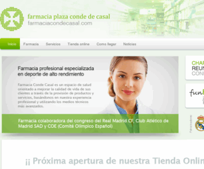 farmaciacondecasal.com: Farmacia Plaza Conde de Casal
Farmacia Plaza Conde de Casal dispone de farmacia online y farmacia tradicional. Tenemos todos los artículos de parafarmacia
        que necesites, al mejor precio que puedas encontrar en otra farmacia. Lo que destacamos de nuestra farmacia es nuestro trato al cliente.
        Colaboramos con congresos internacionales universitarios y solemos impartir reuniones y conferencias en nuestra farmacia.