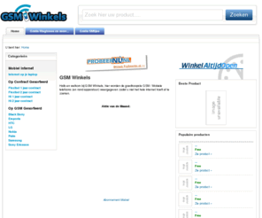 gsm-winkels.com: GSM Winkels
GSM Winkel - voor al uw voordelige GSM, mobiele telefoon aanbiedingen - GSM Winkels