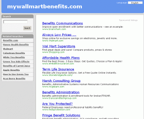 mywallmartbenefits.com: Mywallmartbenefits.com - 	my wall mart benefits Resources and Information.
