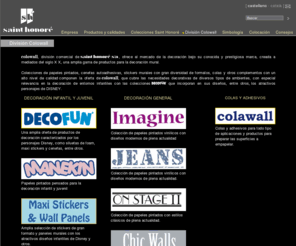 colowall.com: Distribuidor Decofun España - Distribución Decofun España
Colecciones de papeles pintados, cenefas autoadhesivas, stickers murales con gran diversidad de formatos, colas y otros complementos.