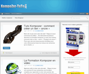 kompozer-tuto.info: Tuto Kompozer | Comment créer un site web avec KompoZer | KompoZer-Tuto.info
Tutoriels et vidéos sur Kompozer, comment créer un site avec KompoZer, formation gratuite pour créer votre site internet. Tuto Kompozer et Gimp.