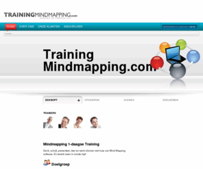 trainingmindmapping.com: Training MindMapping >  Leer Mind Mapping binnen 1 dag training
Denk, schrijf, presenteer, leer en werk slimmer met hulp van Mind Mapping software. En bereik meer in minder tijd!