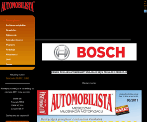 automobilista.com.pl: Automobilista - Miesięcznik Miłośników Motoryzacji
Automobilista - Miesięcznik Miłośników Motoryzacji